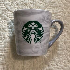 Starbucks 2020 Holidays Coffee 18oz Mug Gray Swirl Marble